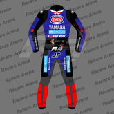 Jonathan Rea SBK 2025 Yamaha Motorcycle Leather Racing Suit Back
